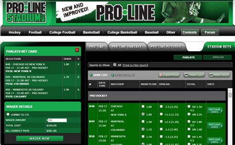 proline sports betting.